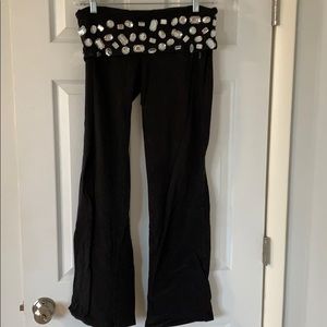 PINK Bedazzled yoga pants